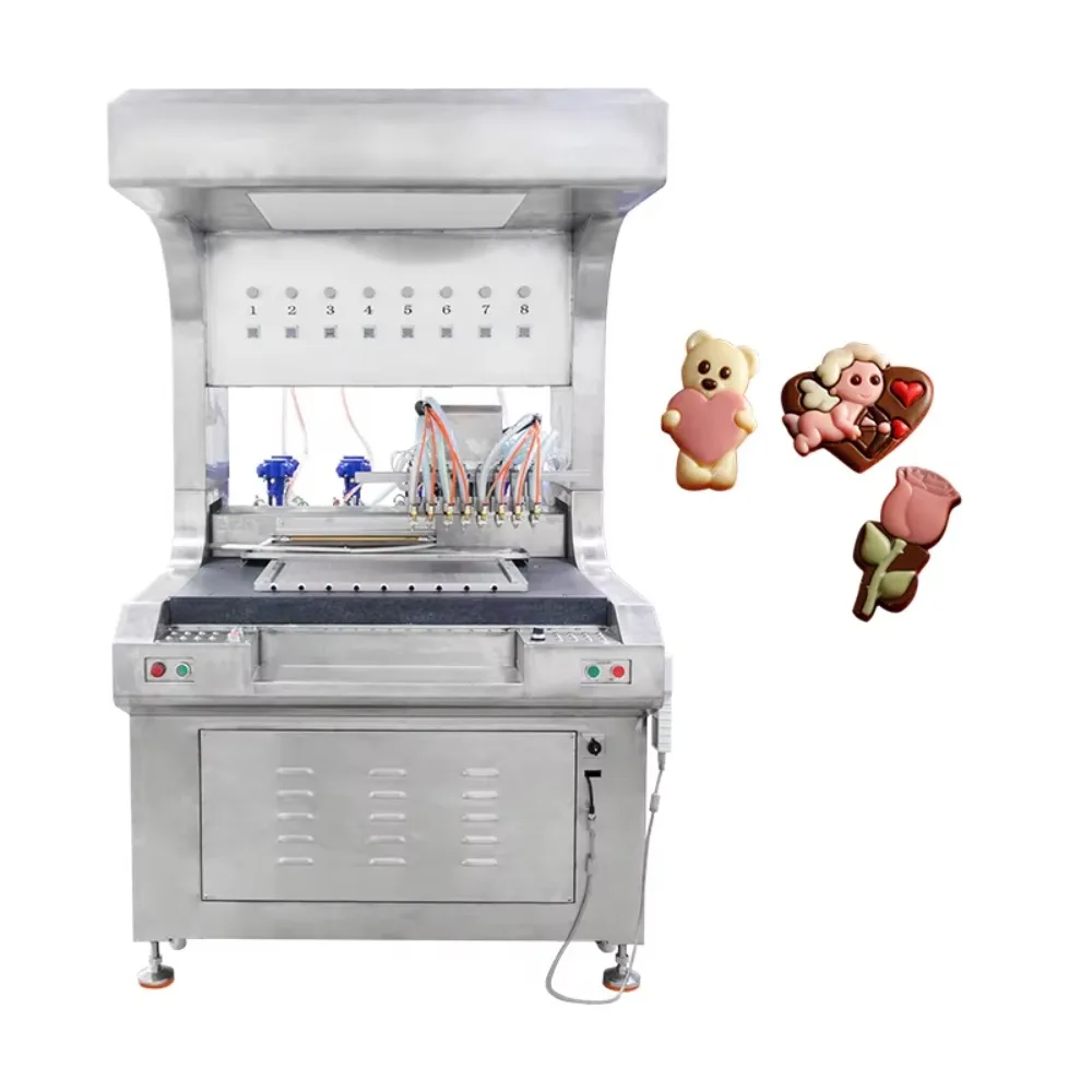 Chinese supplier of stainless steel chocolate decorating machines and candy making machines for sale.