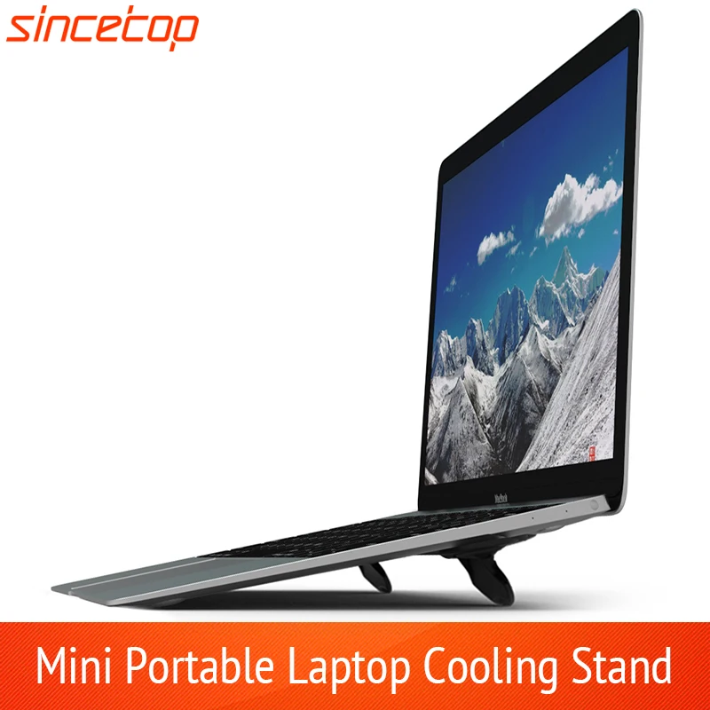 Computer Keyboard Stand for Desk, Mini Laptop Cooling Stand Repeatable Invisible Flip Keyboard Riser for Ergonomic Typing