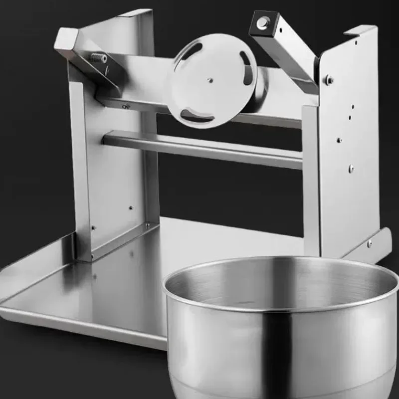Desktop Commercial Cold Vegetable Mixing Machine 15cm Deep Mixing Bucket Anti-Leak Design Stainless Steel Marinating Tumbler