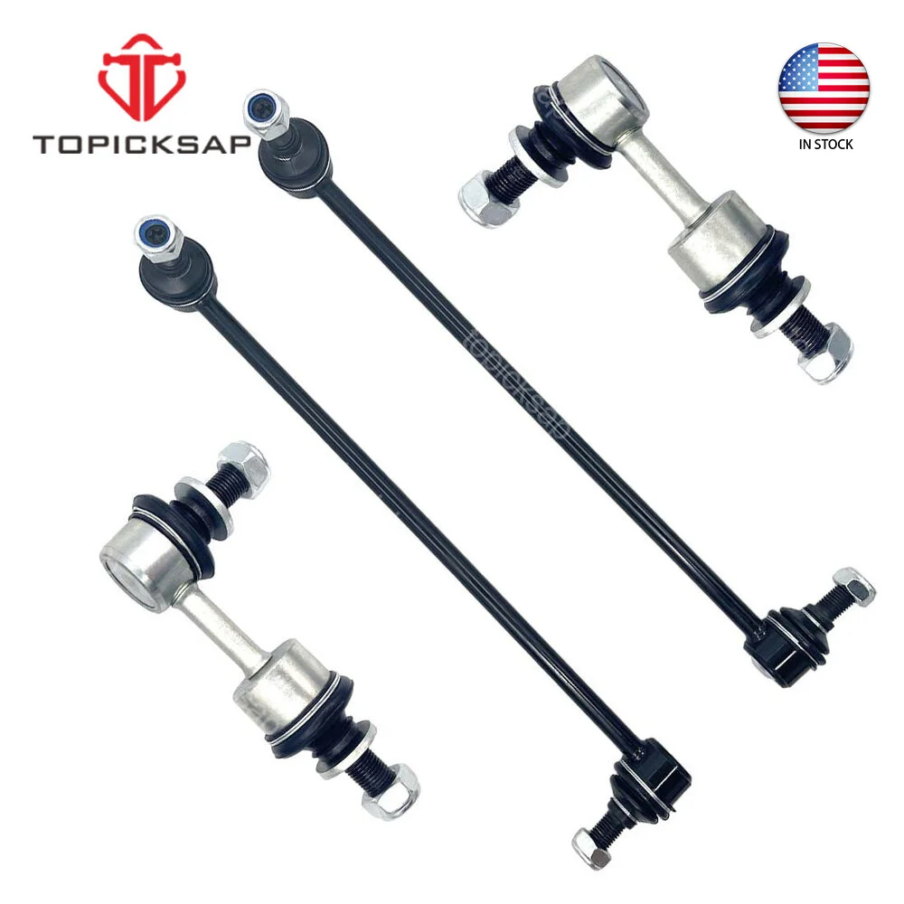 TOPICKSAP 4pcs Front Rear Stabilizer Sway Bar End Links Set Kits for Hyundai Sonata Kia Optima 2011 2012 548303R000