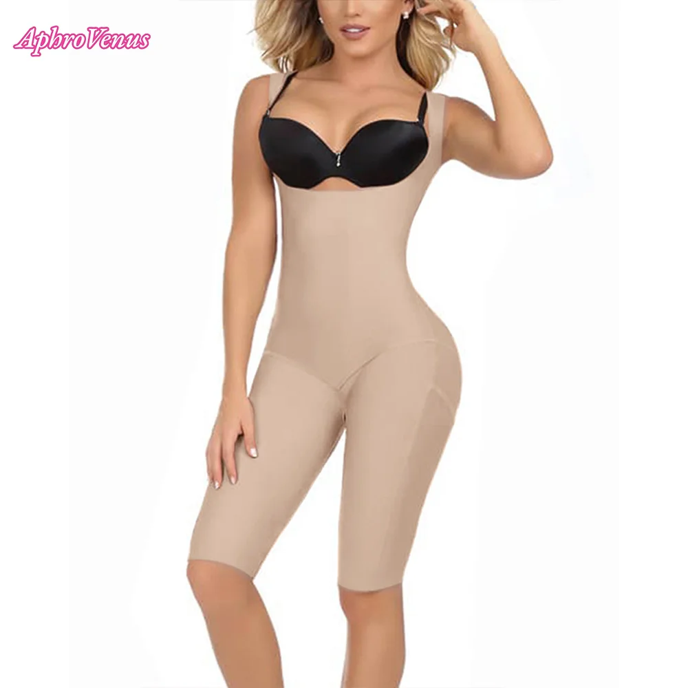 Fajas Women Bodysuit Seamless Slimming Flat Belly One-piece Tights Butt Lifter Body Shaping Abdominal Control Shapewear