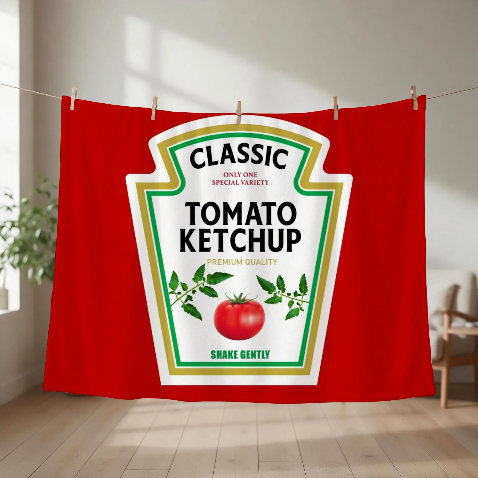 Ketchup Halloween 2023 Costume Family Group Matching Couple Mustard Mayo Throw Blanket