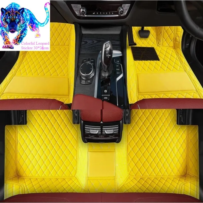 Customized Fit For Ford F-150/7 Seats 2017 Car Floor Mats Car Accessories Waterproof Carpets Covers Left /Right Hand Drive