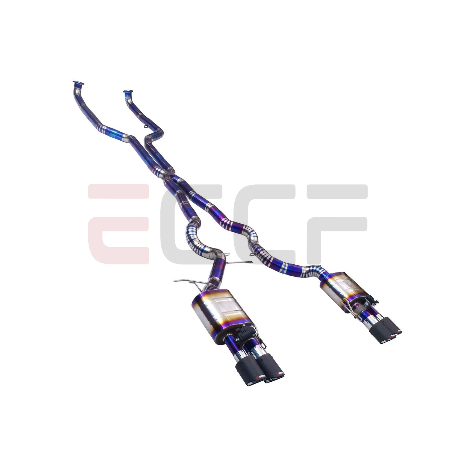 For BMW M5 F10 M6 F06 F12 F13 Titanium Catback Exhaust System Plug and Play Performance Upgrade Easy Installation