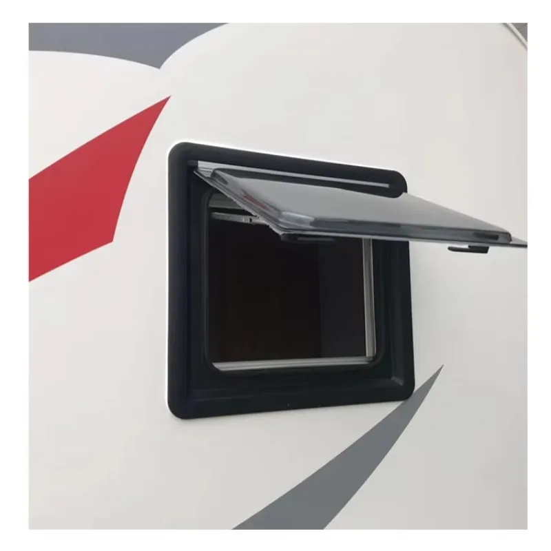 STLF Trailer Accessories Double Glazed Acrylic Camper Window 500*450 mm with Roller Blind and Fly Screen