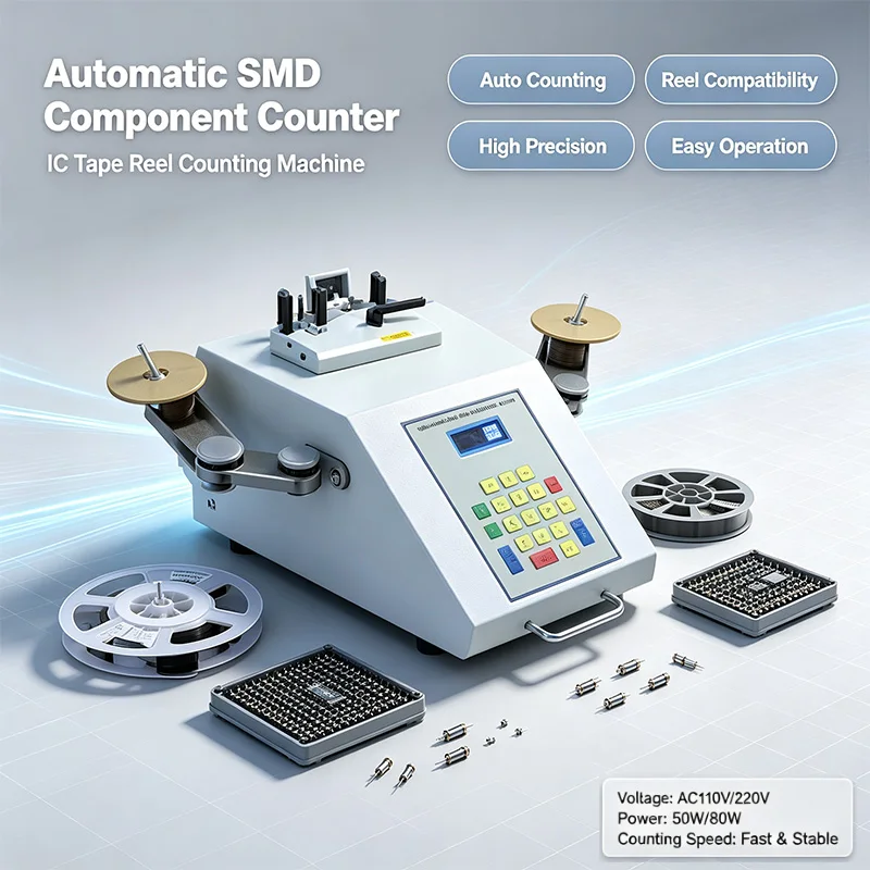 LYBGA SMD Parts Component Counter with Adjustable Speed Electronic Count Machine for Resistance IC Chip Inductance Capacitor