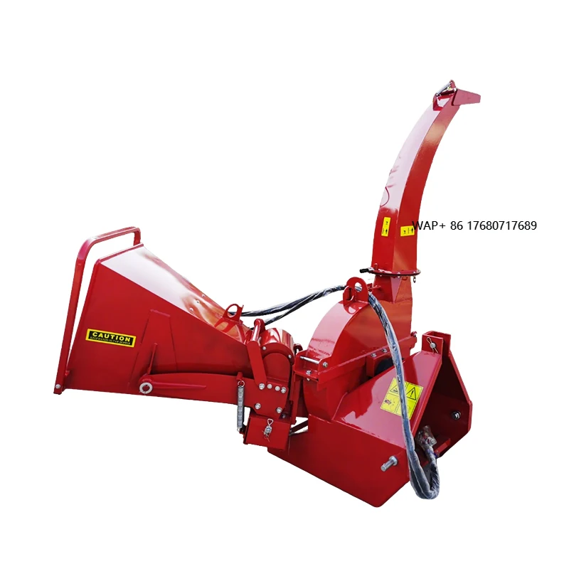 Powerful Forestry Wood Chipper with 540 1000 RPM Adjustable Speed for Various Tractor Power Take Off Systems