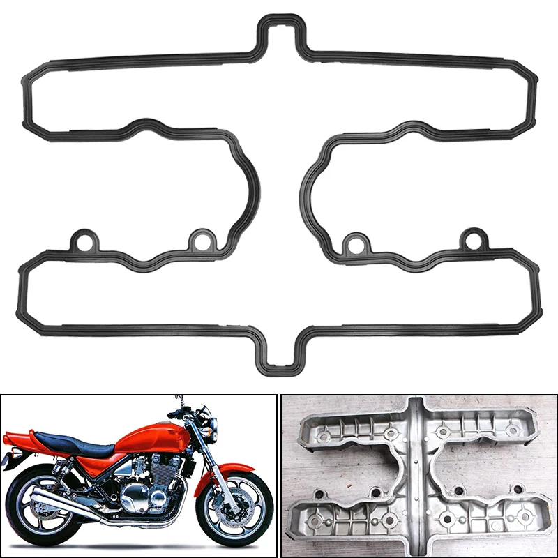 Motorcycle Cylinder Head Cover Gasket Kit for Kawasaki ZR1100 Cylinder Rubber Ring Zephyr 1100 1992-2006