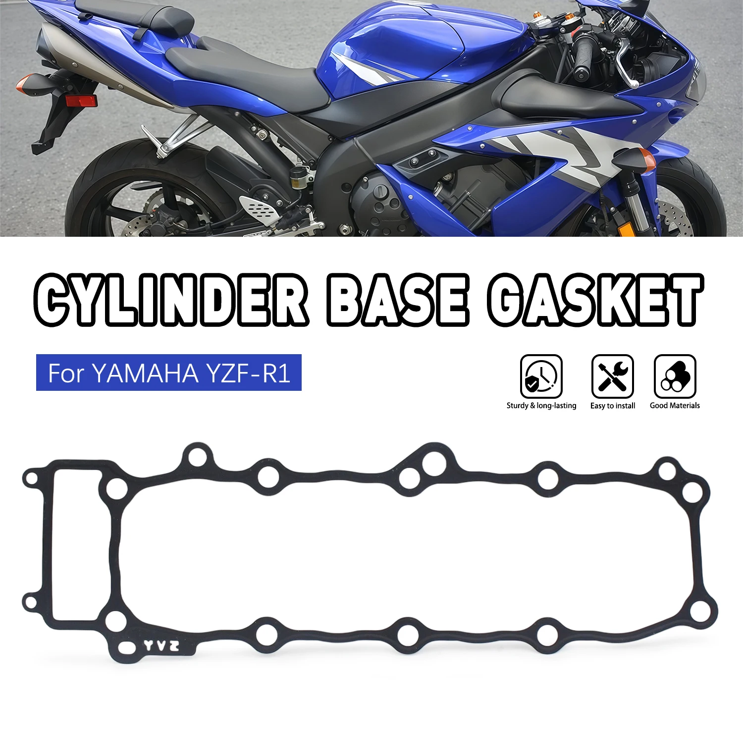 Motorcycle Cylinder Head Gasket Replacement Part For Yamaha FZ8 2011-2013 FZ1 2007-2014  YZF-R1 YZF R1 2004-2008 5VY-11351-00-00