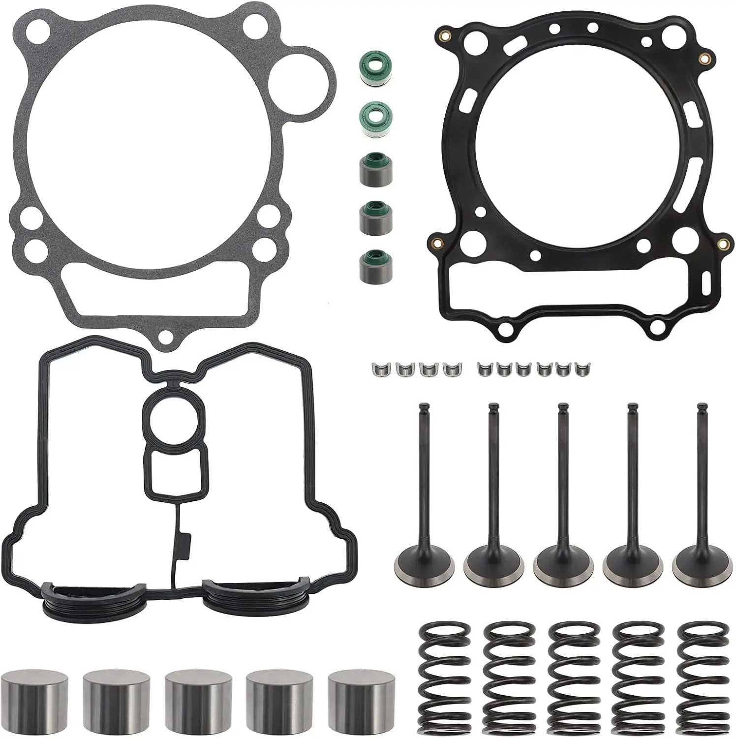 Cylinder Head Valve Gasket Kit for Yamaha YFZ450 YFZ 450 2004 2005 2006 2007 2008 2009
