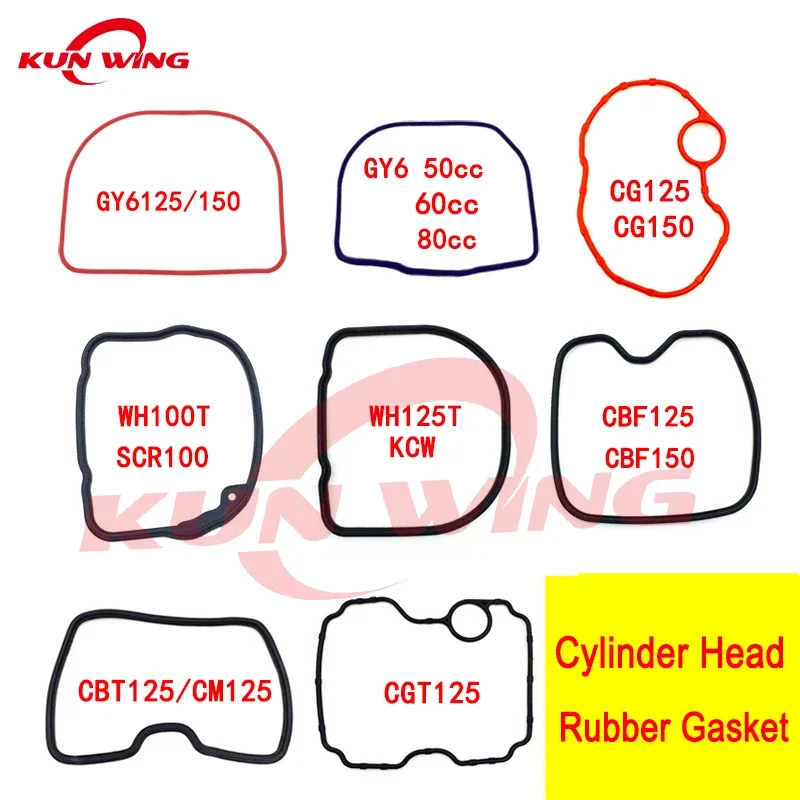 Cylinder Head Cover Seal Gasket for CG CBF CBT CM GY6 50 80 100 125 150 250 Motorcycle Scooter Moped Dirt Bike Engine Parts
