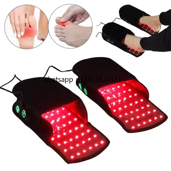 Phenitech-Infrared LED Shoes for Feet 660nm 850nm Red Light Therapy Home Use Foot Massage for Pain Relief fast shipping