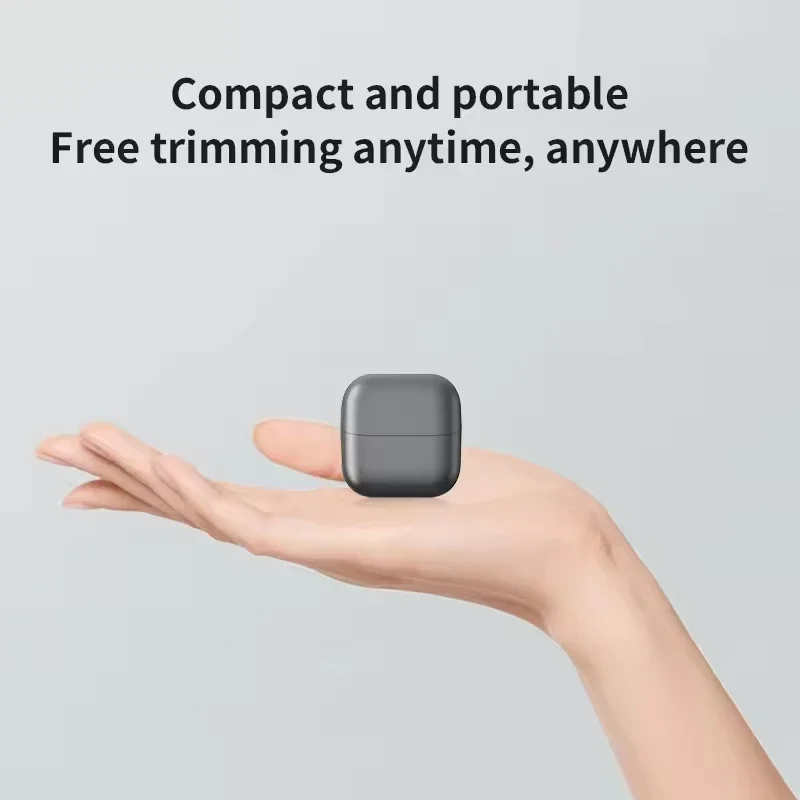 Portable Electric Nail Trimmer Automatic Safe Fast Nail Clipper with LED Light for Home Travel