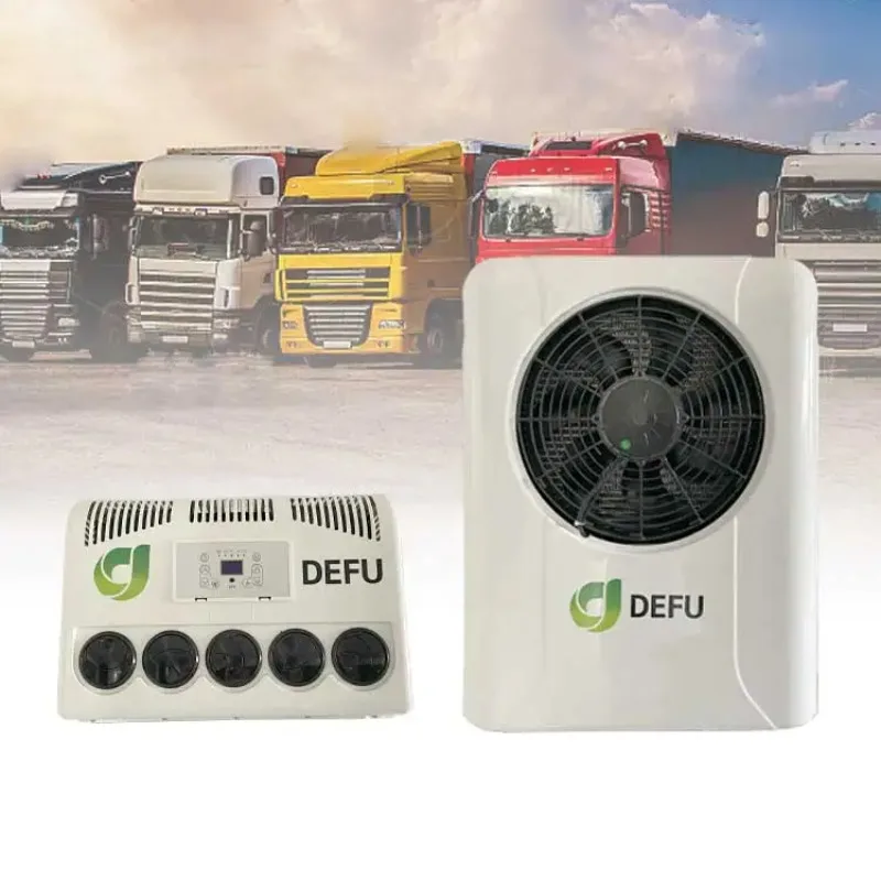 Automatic Rooftop Electric Supply Parking Air Conditioners 12v 24v Assembly For Van Truck