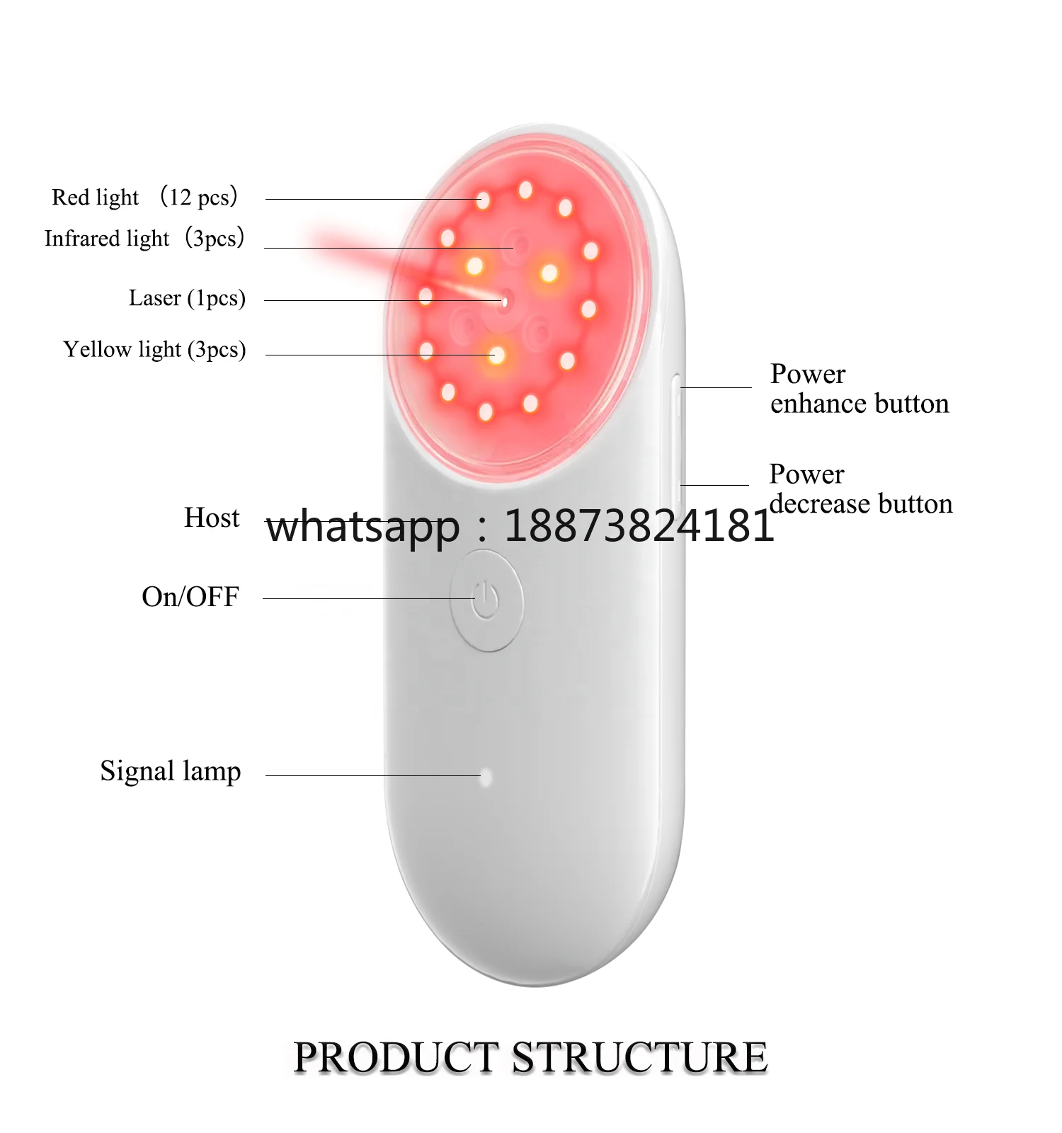 Red Light Therapy Face and Neck Beauti Ems Led Facial Machine Portable Beauty for Home Use fast shipping
