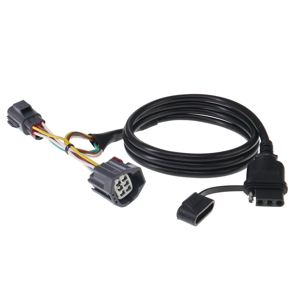 4 Pin 42635 Trailer Harness Wiring Kit Towing Plug-In Simple Vehicle to Trailer Car Light Wire Line for US Wrangler JK 07-17