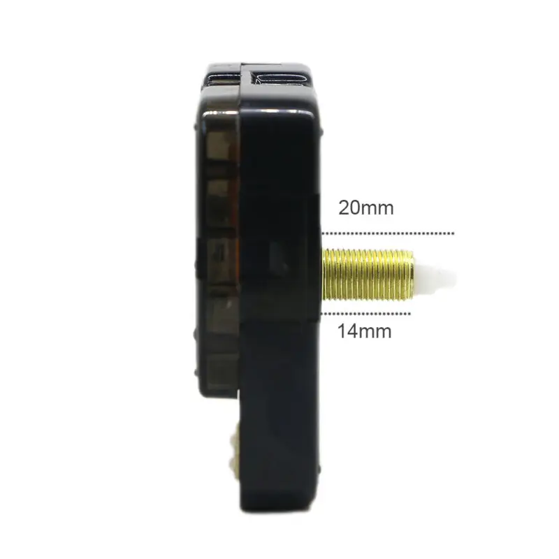 14mm Long Thread Quiet Mute Quartz Clock Movement Mechanism DIY Repair Tool Part