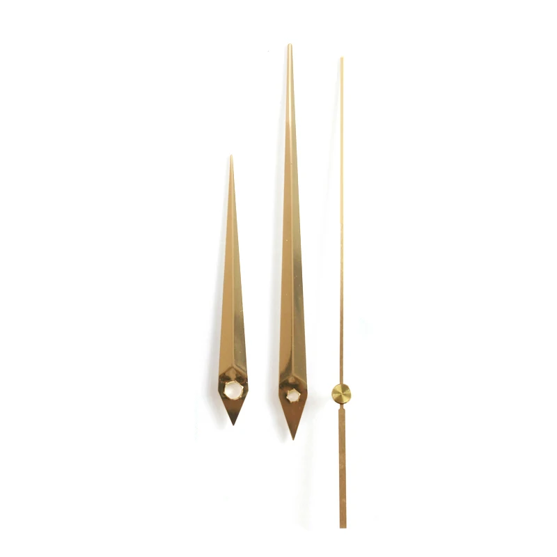 1set Shaft Hands 9708# Gold & Black & Silver Metal Aluminum Material Quartz Clock Accessory High Quality DIY Kits