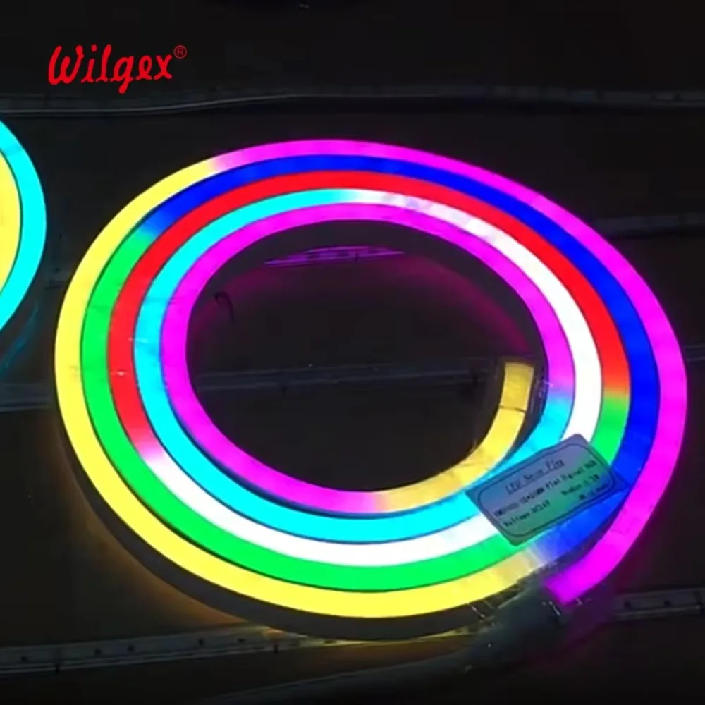 Led Outside Light ， Stage Light RGB Strip China 10x20mm Theme Park Digital RGB ， Neon Flex Neon IP68 Waterproof ，Lighting