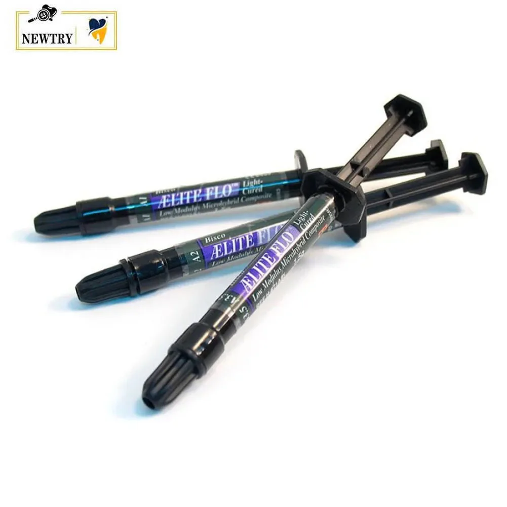 BISCO Aeliteflo Flowable Composite Resin 1.5g Syringe Low Modulus Microhybrid Light Cure Dental Restorative Material A1/2/3/3.5