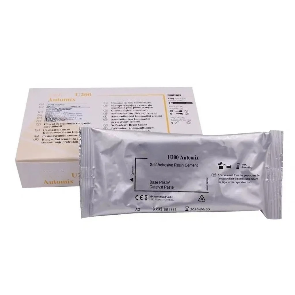Dental Dentistry U200 Dental Double Curing Veneer Repair Adhesive Automatic Gel Syringe Self-adhesive Resin Dental Material