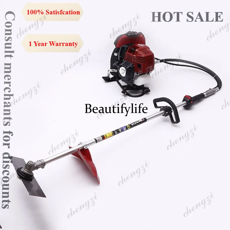M81 New Four‑stroke Backpack Brush Cutter Portable Multifunctional Grass Trimmer Weeder For Home Orchard Farm Use