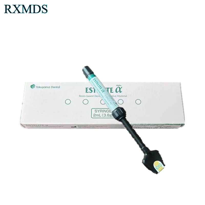 1PCS Tokuyama ESTELTE ALPHA Syringe A1 A2 A3  2ml(3.8g)dental Restorative Material Dentex Universal Resin Repair Resin