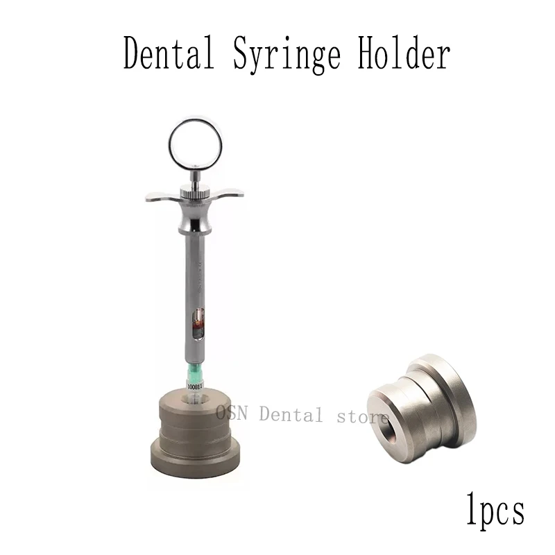 1pcs Dental Syringe Holder Stainless Steel For Dental Clinics and Dental Laboratories Professional Needle Station