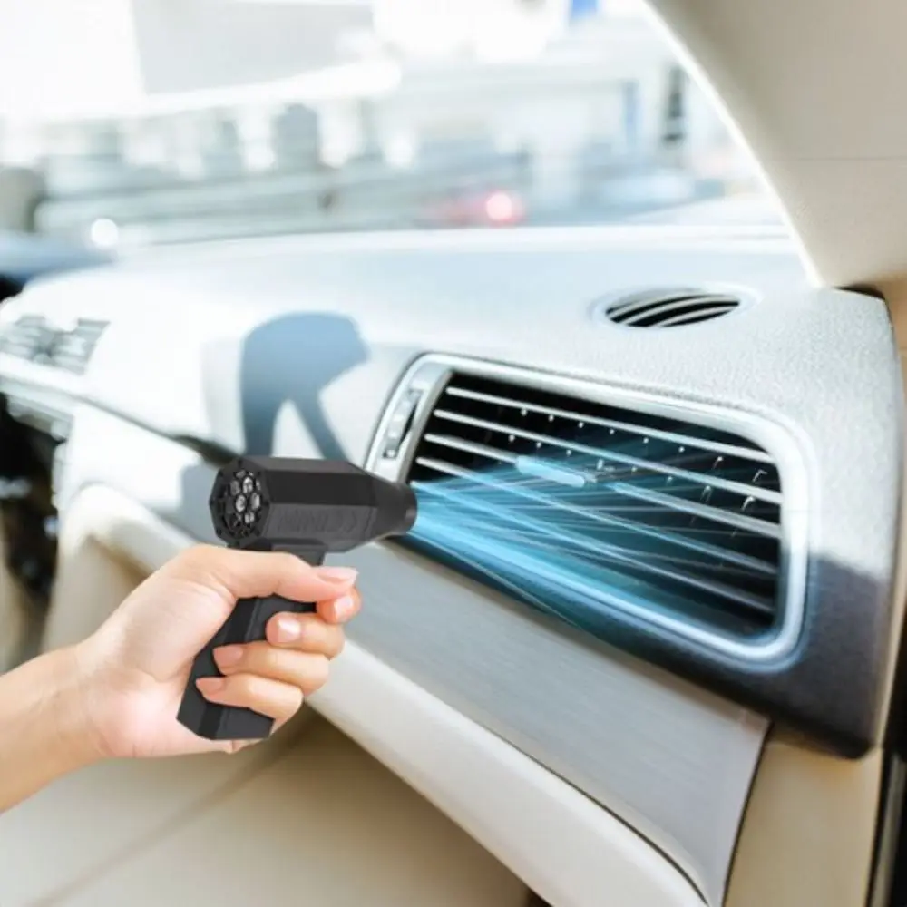 130000RPM Mini Turbo Jet Fan High-speed 4000mAh Electric Air Duster Multifunctional Rechargeable Handheld Violent Fan Industrial