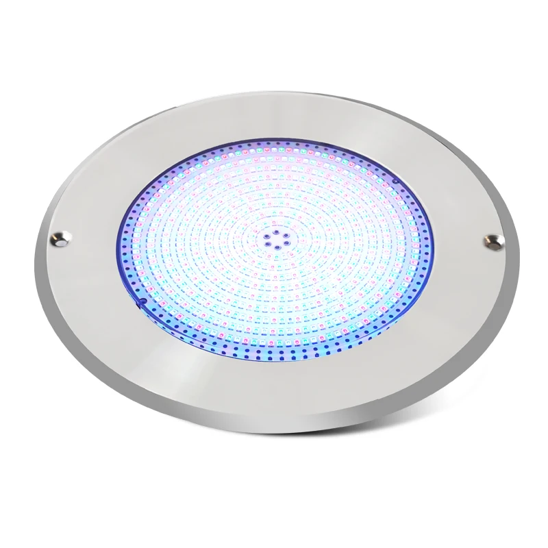 HOTOOK Patented Super Slim All In One IP68 Waterproof Ac12V 24V RGB Stainless Steel 316L Salty Water Led Swimming Pool Light