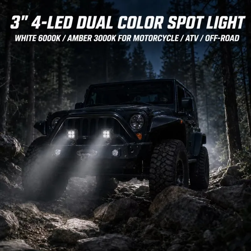 TT-SL-28 New Condition 12V 20W LED Waterproof Front Fog Lights Aluminium Spot Light 2-Year Warranty for Cars