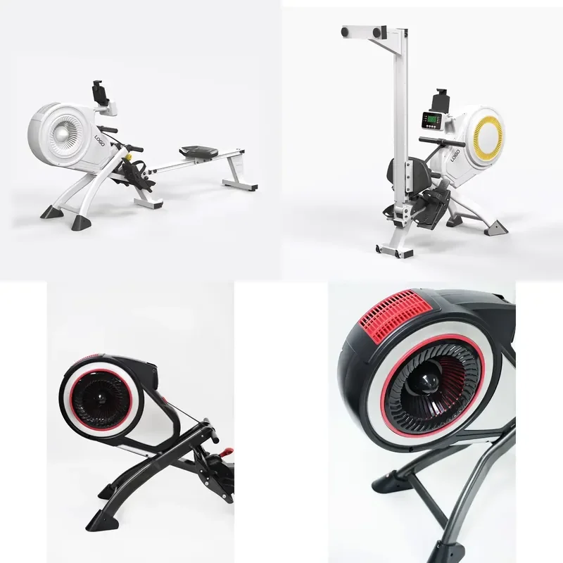 【CHIMU HOME】 Foldable Air Rower with Digital for Home Fitness Indoor Rowing Machine 16.5kg