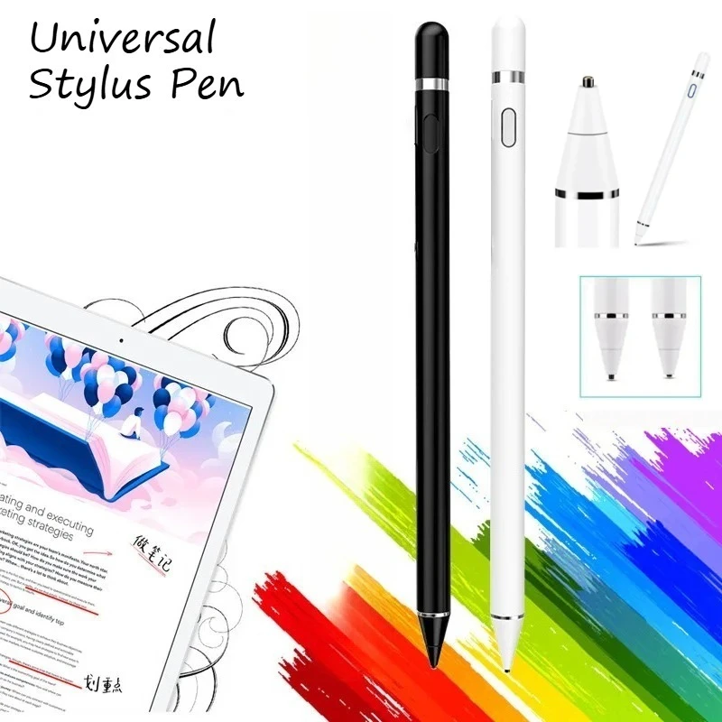 Universal Stylus Pen  Original Active Capacitor Pencil for Xiaomi Pad/Redmi Pad, IPad/iPhone, IOS/Android, Mi Pad 6 Phone Touch