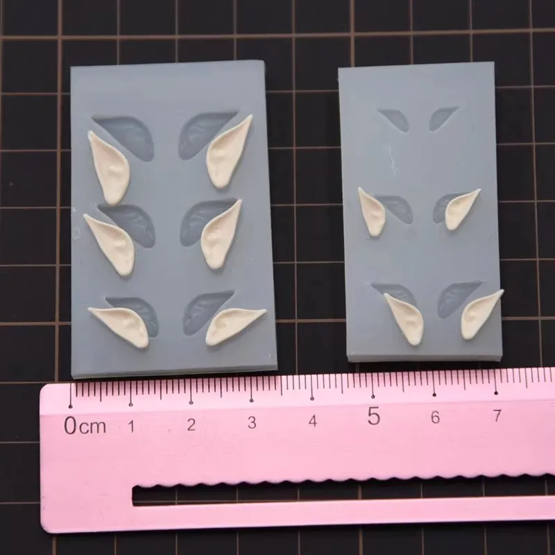 1pc  Small Elf Ear Silicone Molds Pottery Clay Doll Ear  DIY Silicone Mould