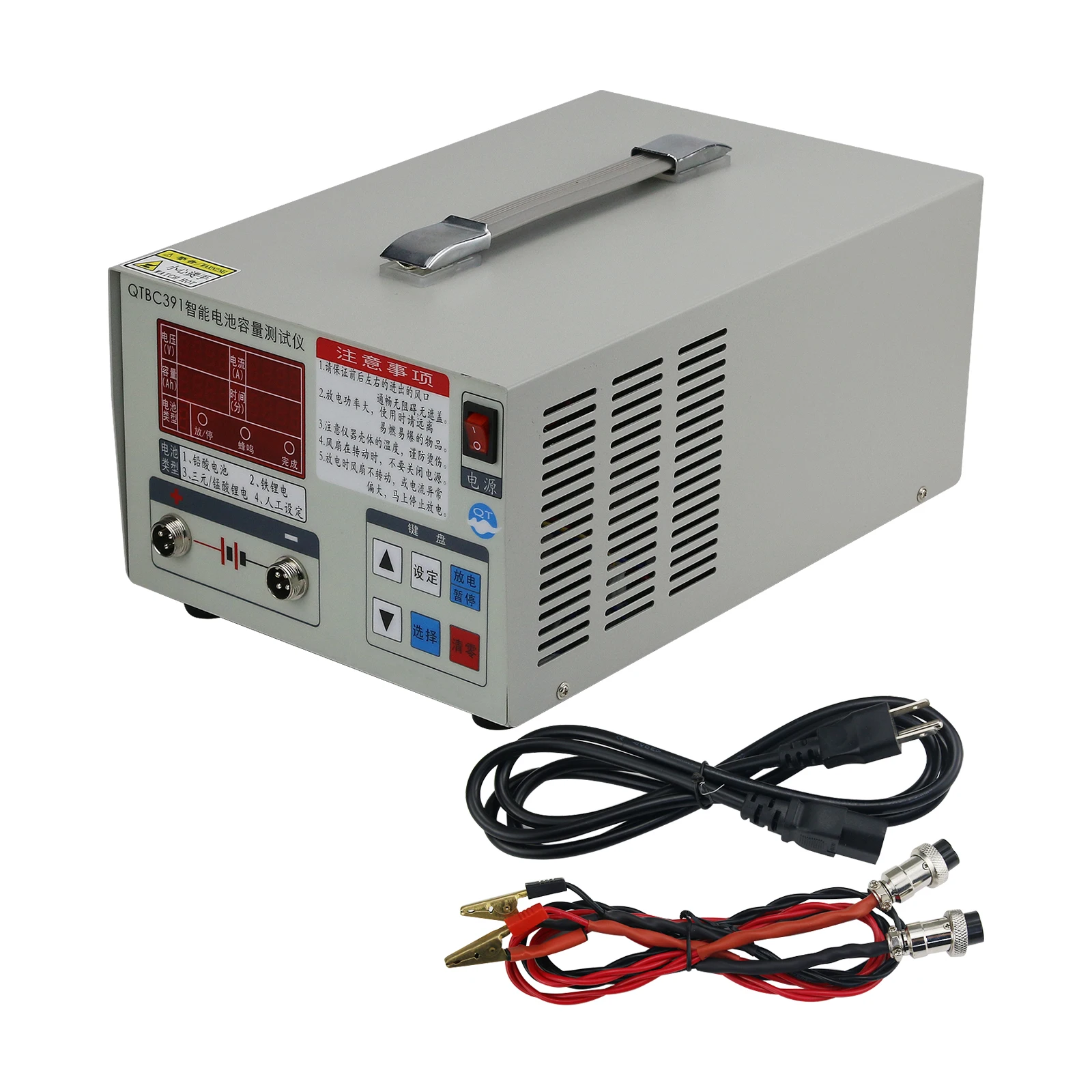 QTBC393 Lithium Battery Discharge Tester Lead Acid Lithium Battery Capacity Tester