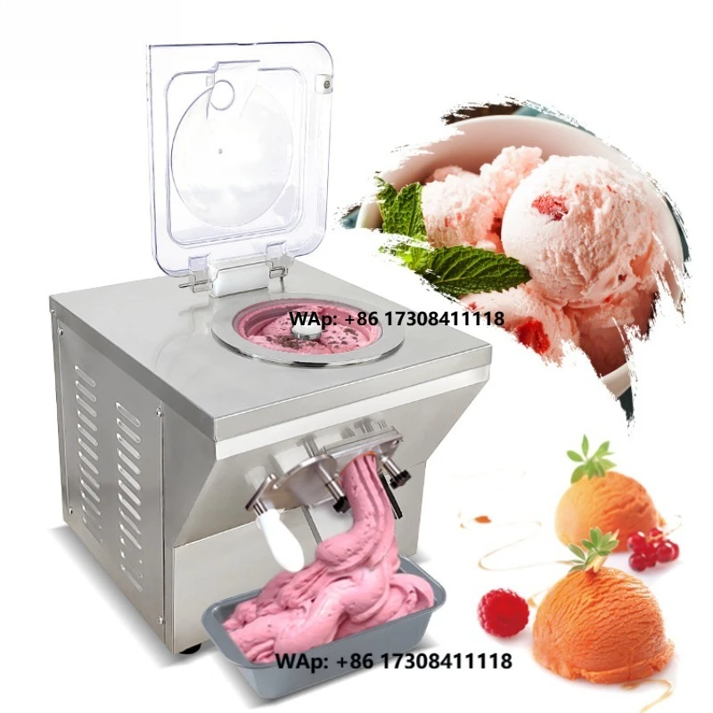 Desktop 5.8L Production Bottom Discharge Portal Vertical Batch Freezer Puree Hard Ice Cream Machine