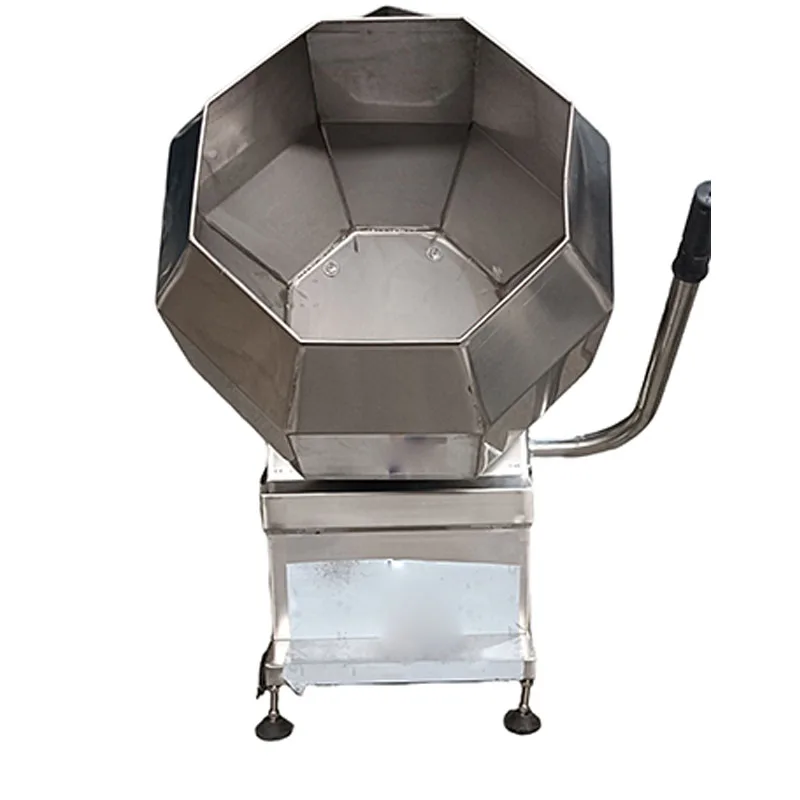 Octagonal Tumbler Snack Flavor Coating Machine Even Stirring No Dead Angle Stable Rotation Structure Easy Discharge（customized）