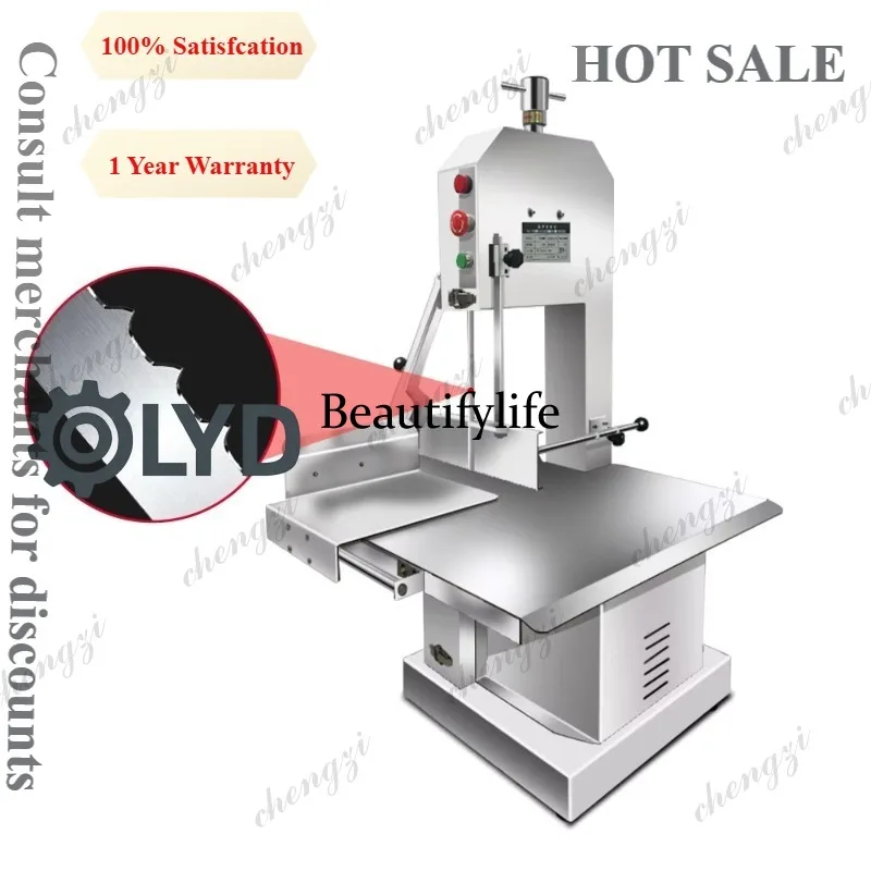 A81 Commercial Desktop Bone Saw Machine Small Electric Bone Cutting Machine Automatic Rib Bone Cutting Tool For Home Use