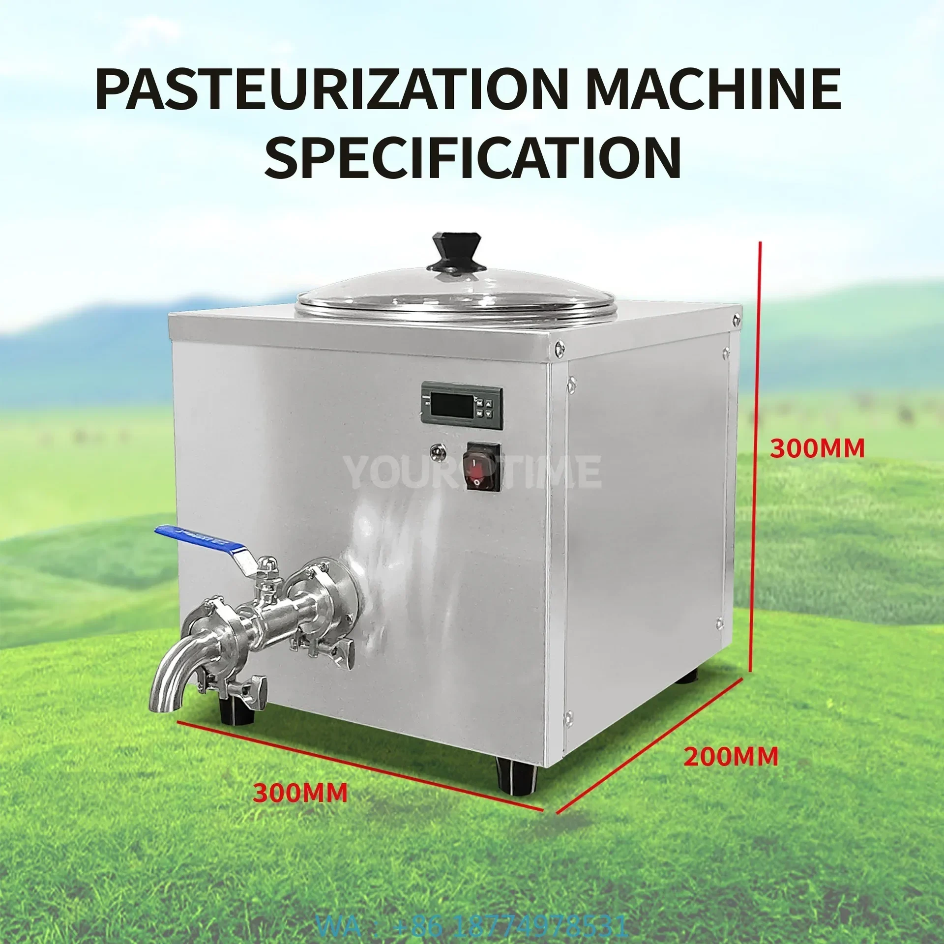 Pump for Milk Juice Beer and Egg Multiple UsageNew Home Pasteurizer with