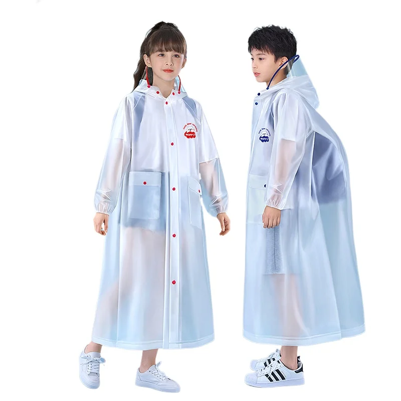 Children's Raincoat Student Poncho Kid's Waterproof Coat Children's Rain Gear Child's Rainy Weather Outfit  Junior Rain Cape