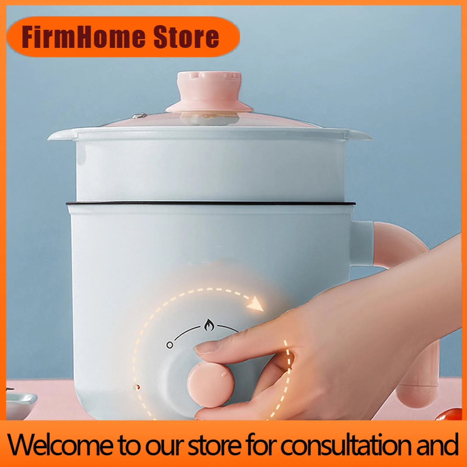 FirmHome StoreMini Electric Hot Pot Multifunctional Small Electric Hot Pot For Home Students Dormitory Travel CN 220V Portable E