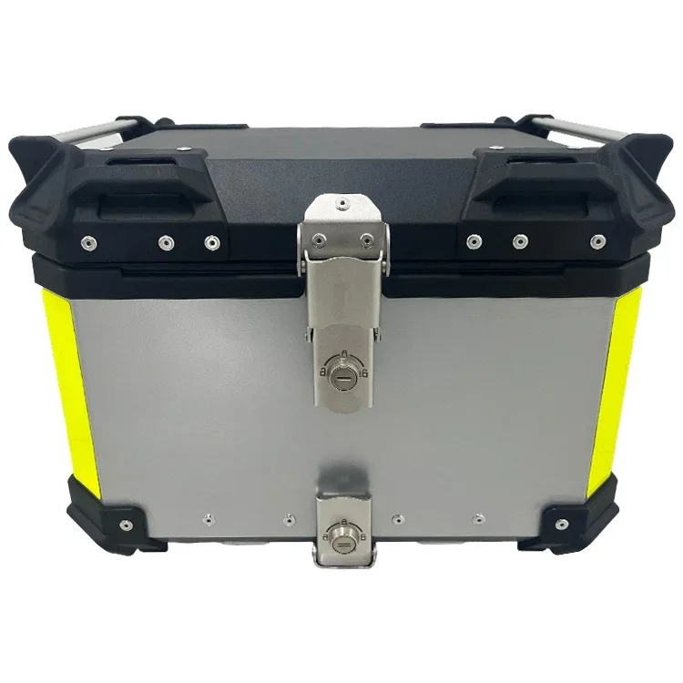 Universal Waterproof Durable Aluminum Top Case for Motorcycle Trunk 36L-80L Luggage Box Series