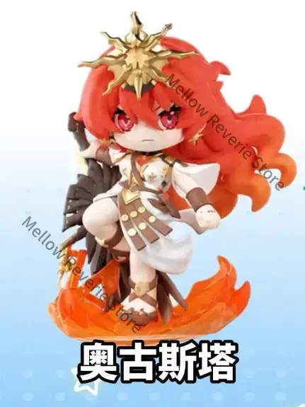 Wuthering Waves Cartethyia IUNO GALBRENR Cosplay Anime Q Version Model Garage Kits Figurine Models Kit Desktop Ornament Game