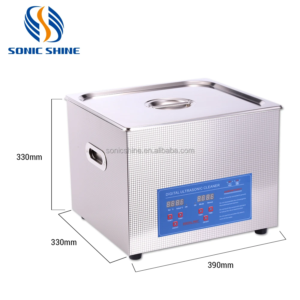 New  SN-70A Portable Electric Digital Tabletop Cleaner 19L Capacity Adjustable Timer Heater Function