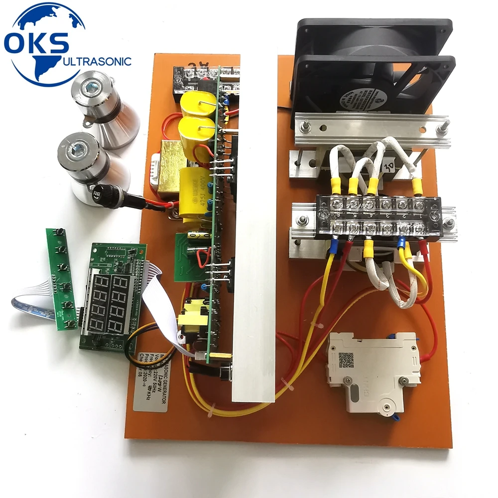 900w 40khz Ultrasonic Transducer Driver Generator Pcb Board With Timer and Power Adjustment