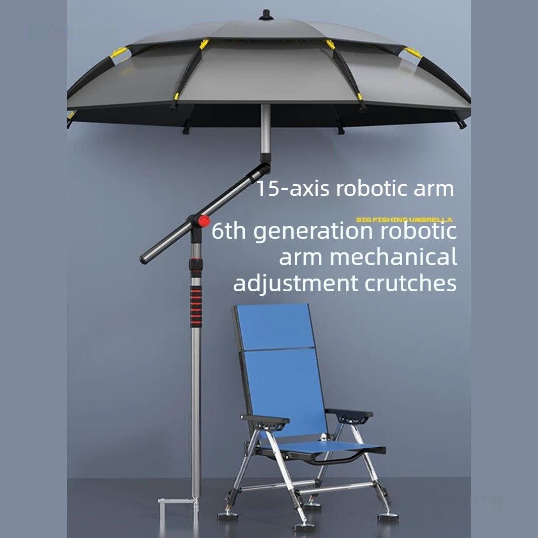Parasol Umbrella Fishing Umbrella Sunshade Fold Vinyl Record Sun Protection Thickened Canes Fishing Beach Umbrella