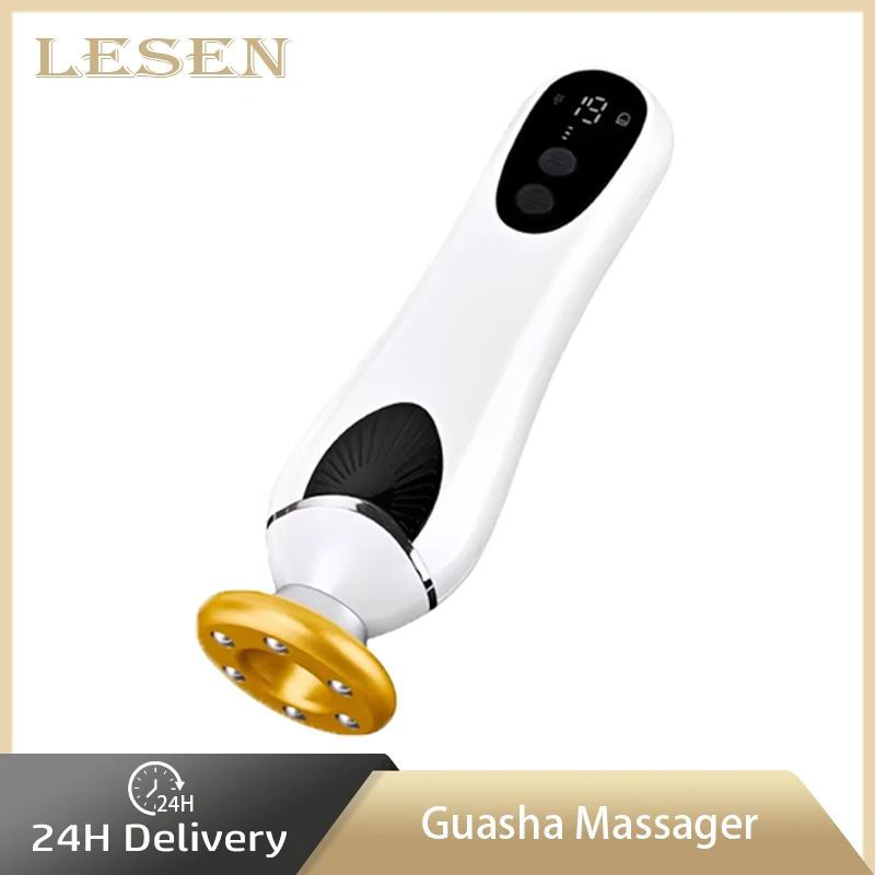 LESEN Machine Guasha Newest Face Massager Board Heart Shape Body Relaxation Therapy Massage Tool for Back Leg Hand Face Scraping