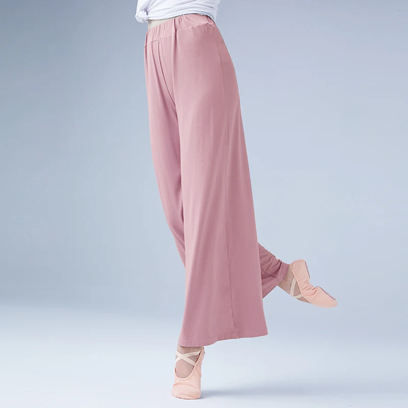 Women Dance Loose Pants Ballet Classical Dancing Practing Costume Soft Pants Yoga Jogging Adults Gym Modern Dance Trousers