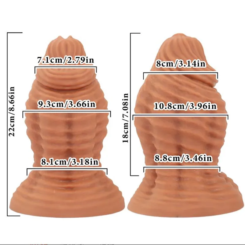 Huge Monster Dildos Anal Plug Soft Animal Penis with Suction Cup Big Dick Silicone Cock Masturbator Adult Sex Toys for Women Men