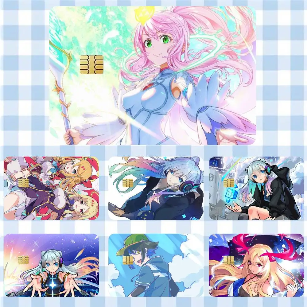 Monster Strike Game  Sticker Film Tape Skin for Credit Card Debit Card Cartoon Waterproof Stickers